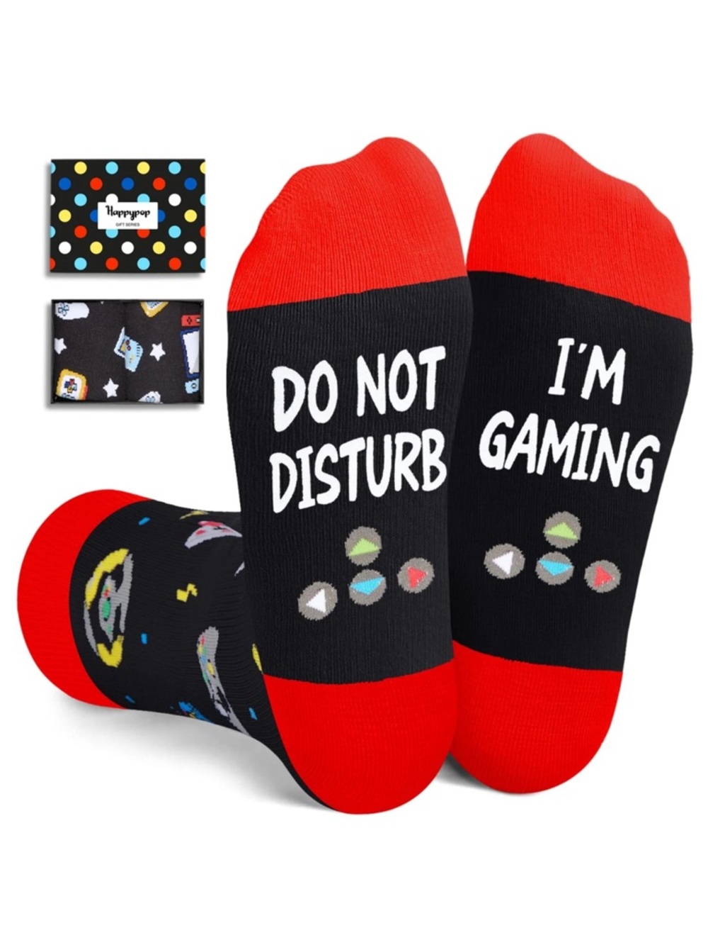 Happypop gaming socks for kids. Vidio games gift for children